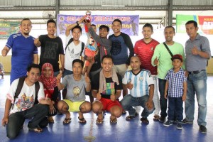 Foto : Juara Bertahan Tim Futsal Wartawan Polresta Pekanbaru. (dok)
