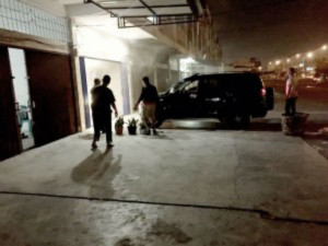 Suasana TKP Pembobolan ATM BCA