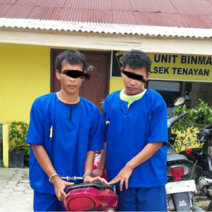 Dua Tersangka Curanmor (**)