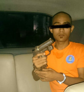 Pelaku DH Saat Diamankan Polisi (sgn/humas)