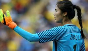 zhao lina (kiper wanita timnas china)
