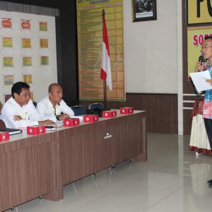 DR. Rudi pardede, SH, MH yg menjadi nara sumber kegiatan korwas ppns