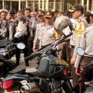 pengecekan ranmor dinas oleh Kapolresta Pekanbaru