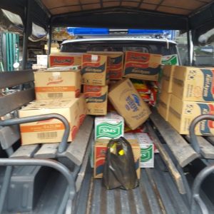foto : bantuan berupa sembako