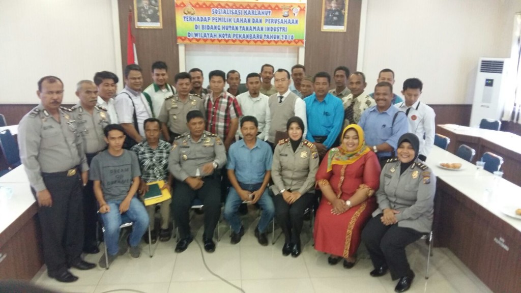 Cegah Karlahut, Polresta Pekanbaru Kumpulkan Perusahaan Dan Juga Tokoh Masyarakat