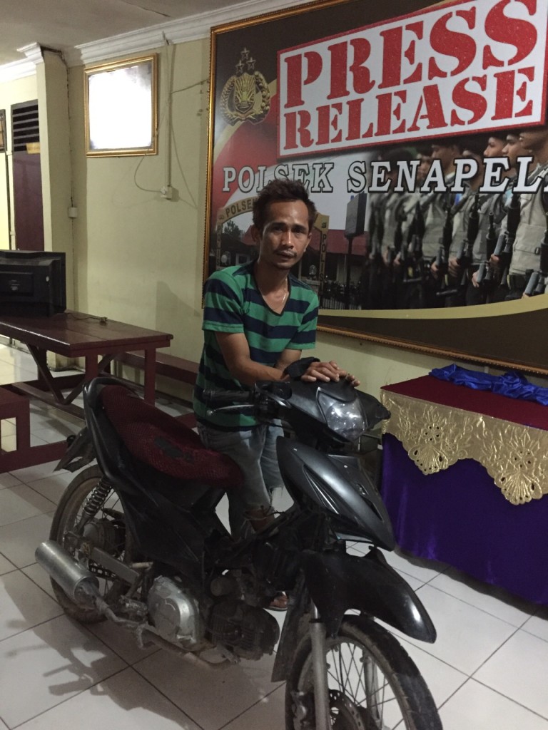 Polsek Senapelan ringkus pencuri kompresor