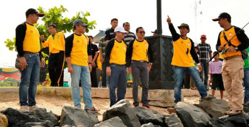 Bhayangkara Fishing Club Polres Bengkalis Menggelar Lomba Mancing