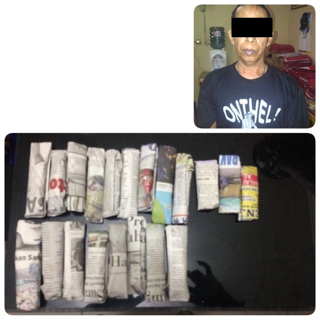 Berawal Dari Patroli, Polsek Pekanbaru Kota Tangkap Seorang Pengedar Ganja
