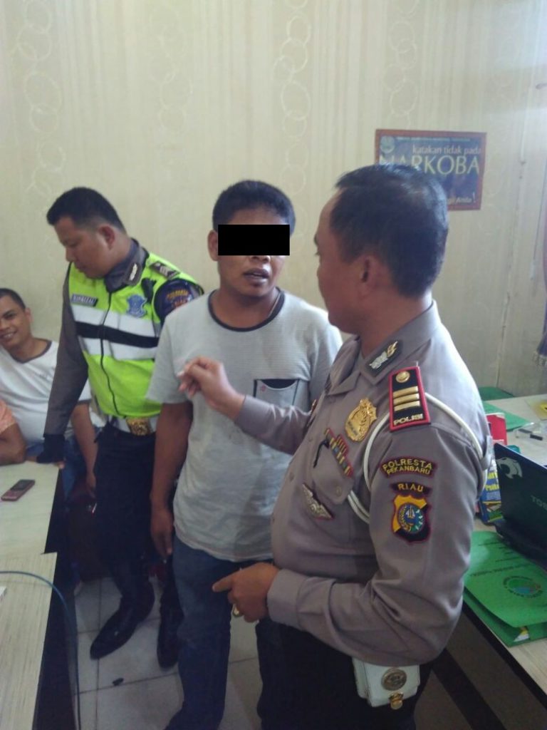 polantas amankan pelaku narkoba