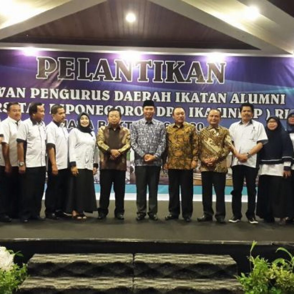 Firdaus Hadiri Pelantikan Pengurus IKA-UNDIP