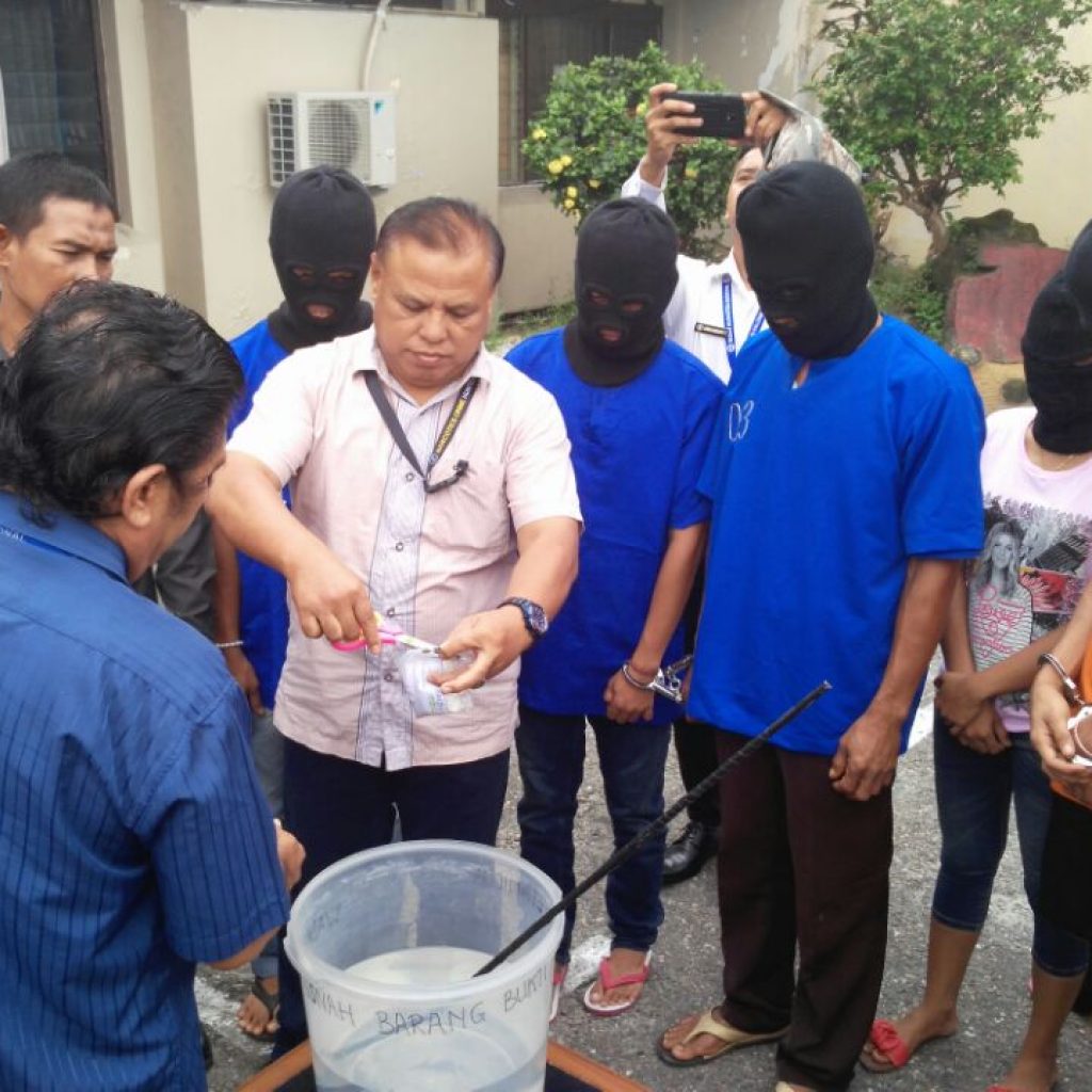 BNN Prov. Riau Musnahkan Sabu Hasil Tangkapan