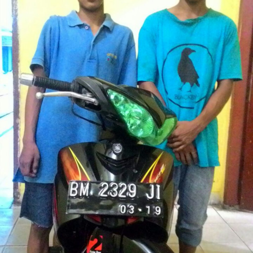 Tertangkap Basah Sedang Curi Motor, Dua Remaja Diamankan