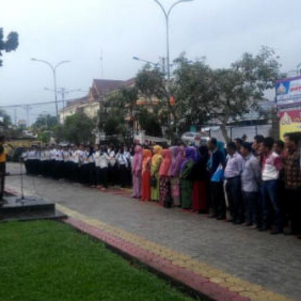 Kapolres Rohul Lepas Ratusan Calon Siswa Polri
