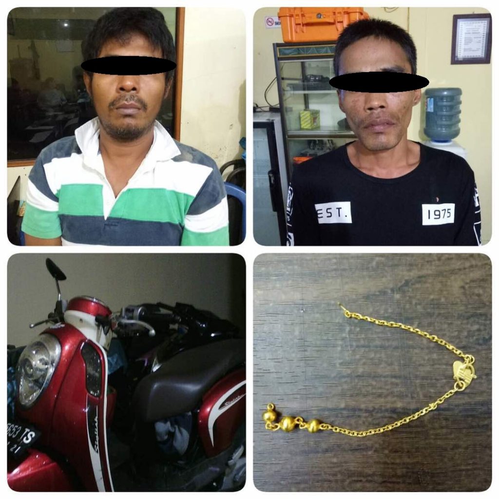 Dua Pelaku Jambret Diamankan Polisi
