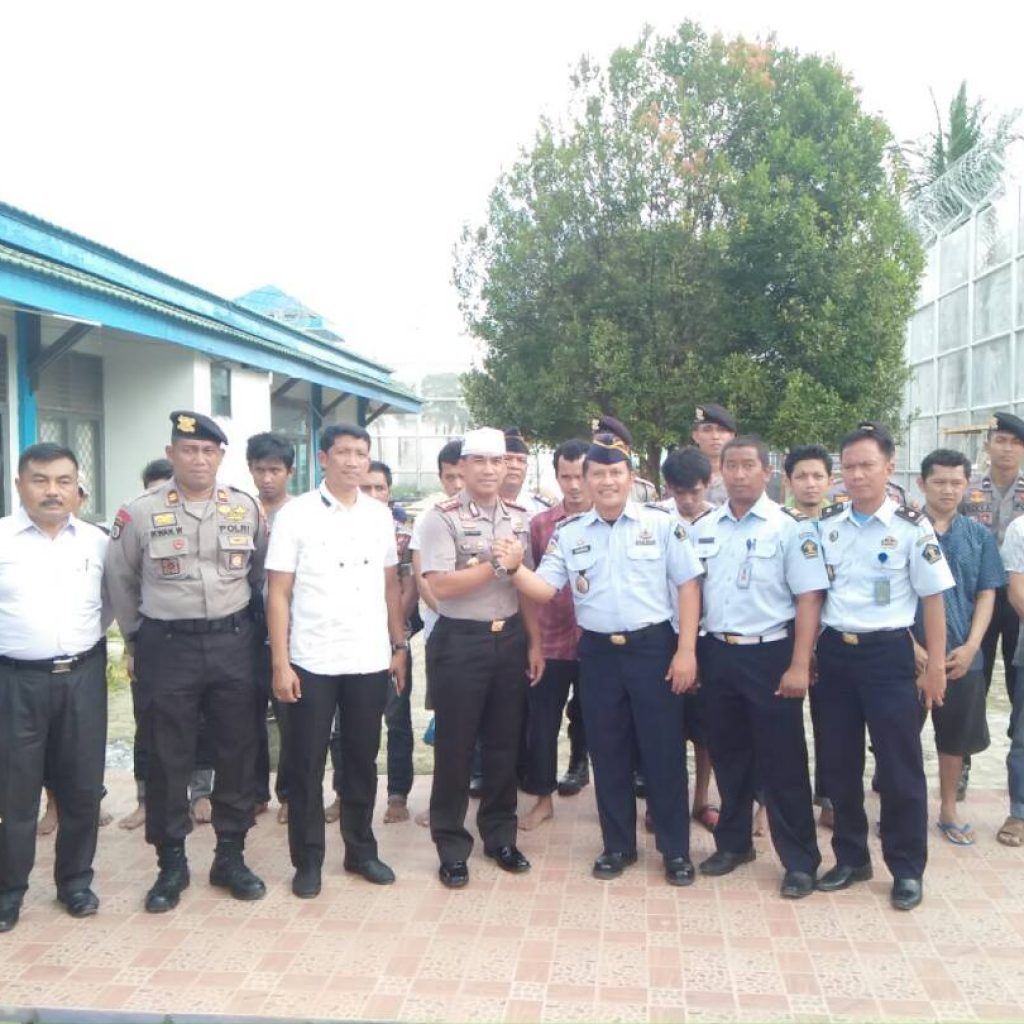 Polres Kampar Titipkan 10 Orang Tahanan lari Rutan Sialang bungkuk ke Lapas Bangkinang