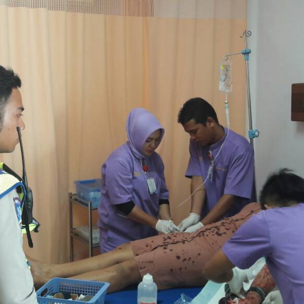 Aksi Tiga Personil Sat Lantas, Selamatkan Nyawa Zainab Korban Luka Bacok