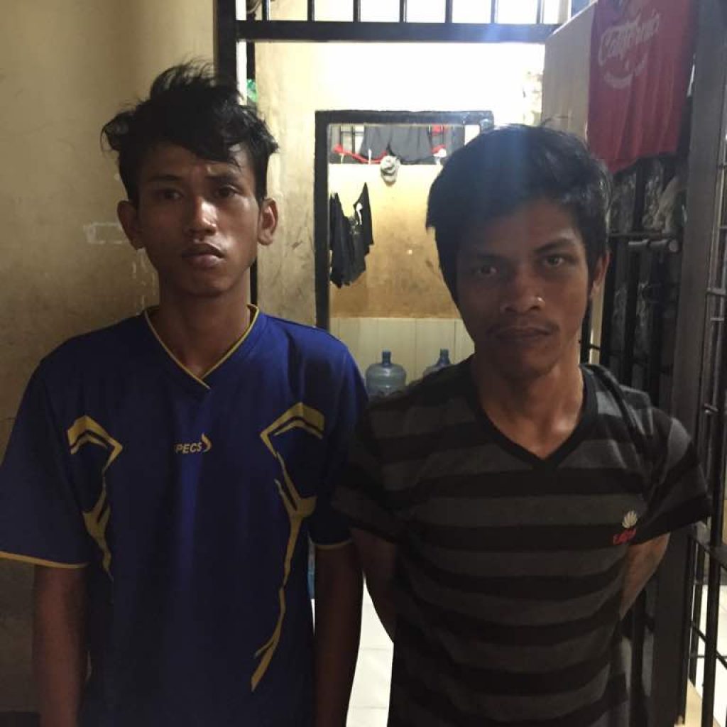 Dua Pelaku Curanmor Ditangkap Buser Polsek Senapelan