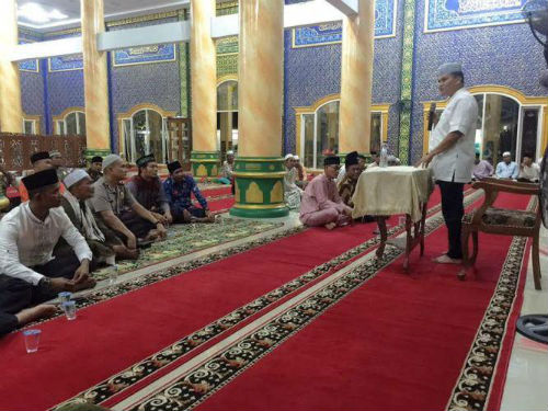 Polres Rohil Safari Ramadan di Rimba Melintang