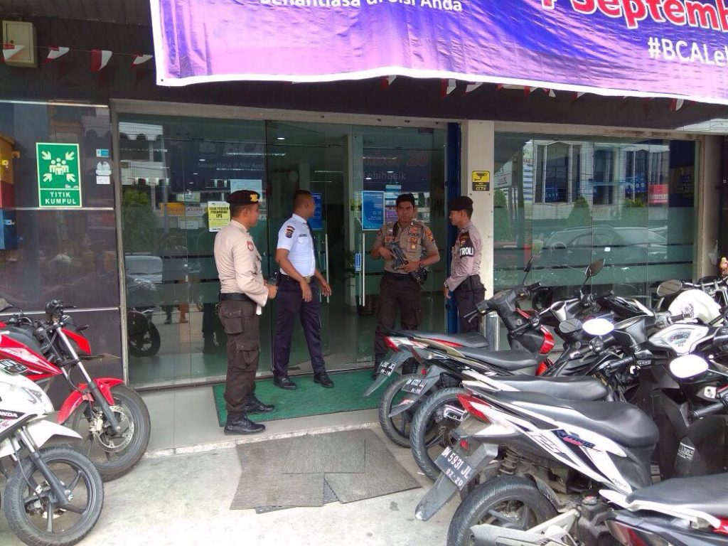 Cegah Kejahatan, Sat Sabhara Polresta Pekanbaru Gencar Patroli Ke Bank Dan Gerai ATM