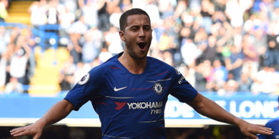Hazard Bakal Tampil Lawan Crystal Palace