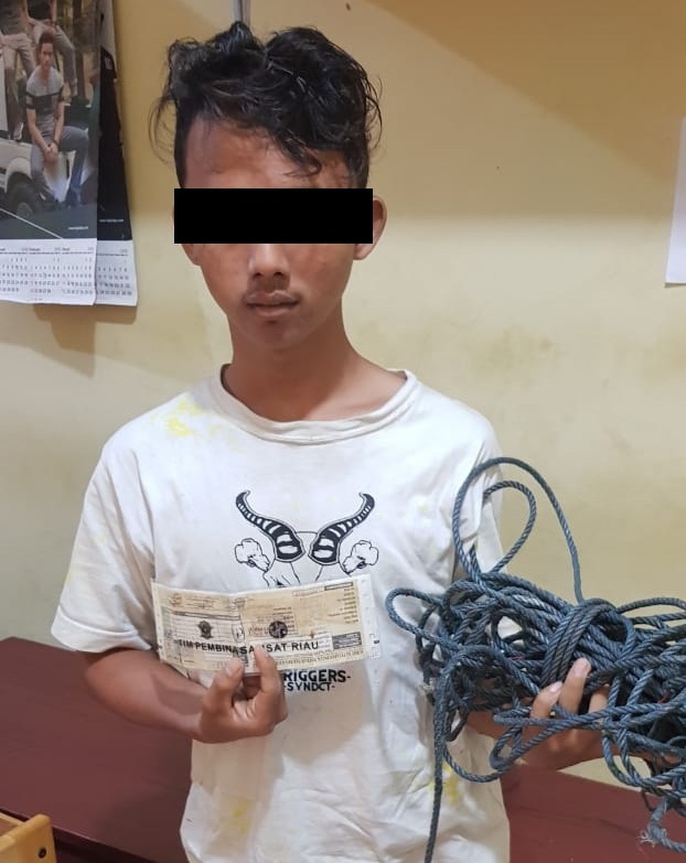 Pelaku Mengaku Sepeda Motor Curian Di Jual Secara Online