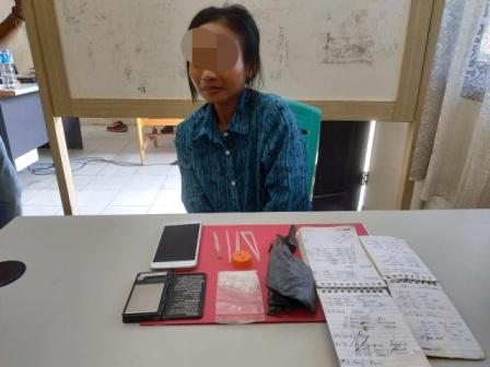 Polres Kampar Ciduk Seorang Wanita Pengedar Sabu