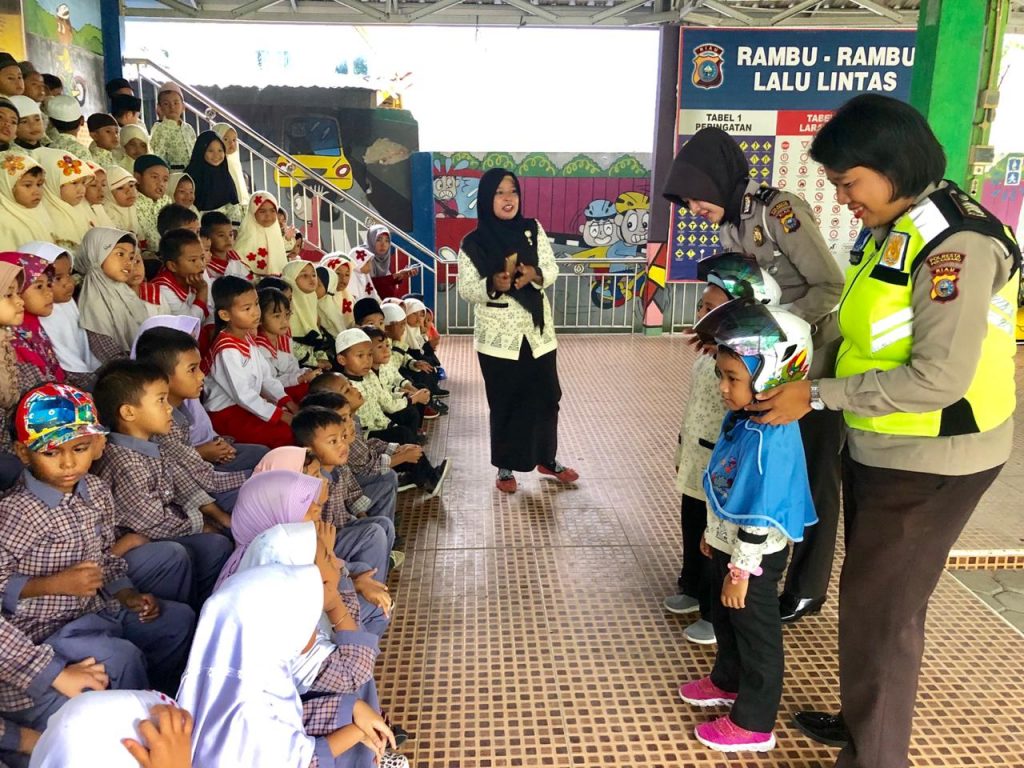 400 anak usia dini ikuti Wisata Edukasi Lalu Lintas di Taman Lalu Lintas