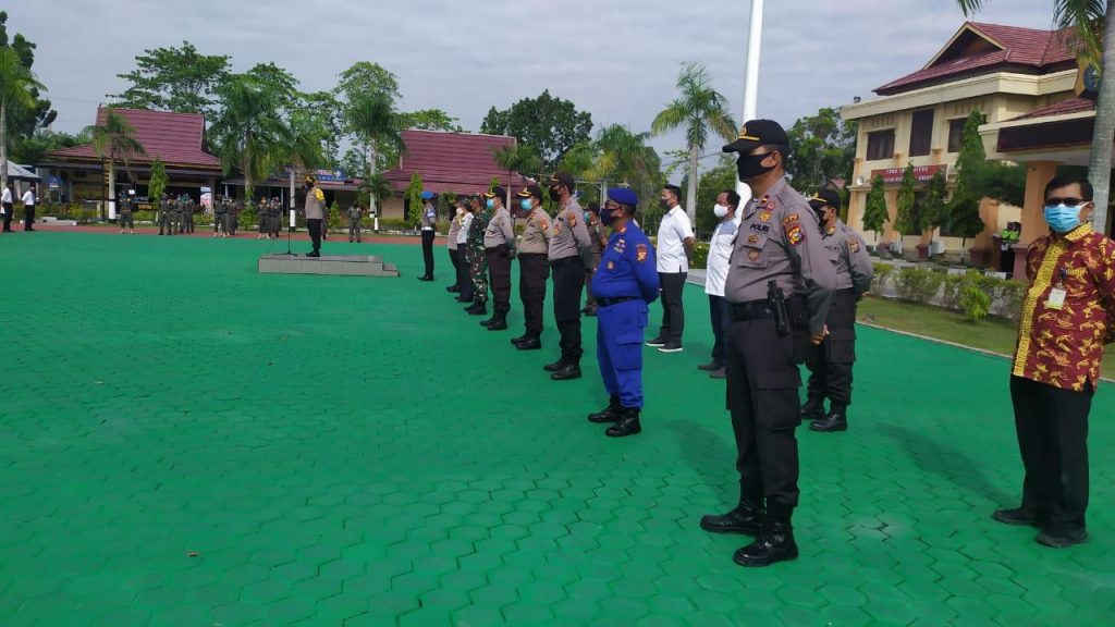 CEK KESIAPAN PSBB, 5 POLRES JAJARAN LAKUKAN APEL KONSOLIDASI