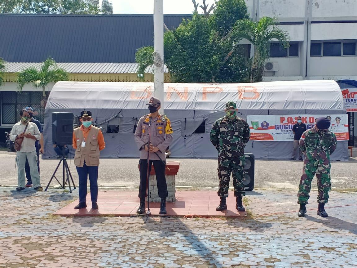 CEK KESIAPAN PSBB, 5 POLRES JAJARAN LAKUKAN APEL KONSOLIDASI