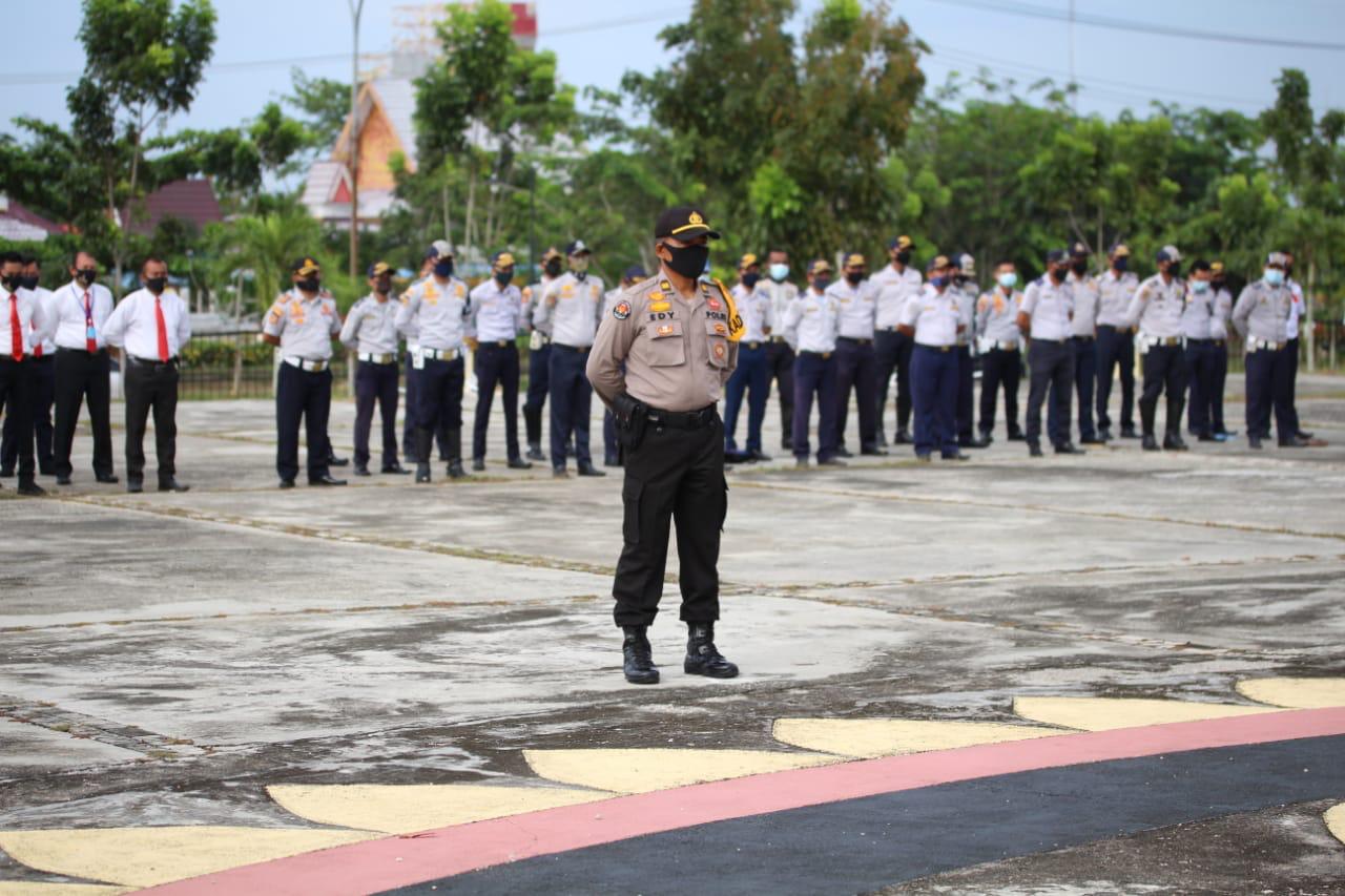 CEK KESIAPAN PSBB, 5 POLRES JAJARAN LAKUKAN APEL KONSOLIDASI