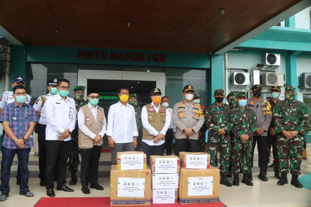 Gugus Tugas Propinsi tinjau pelaksanaan PSBB di Kota Dumai