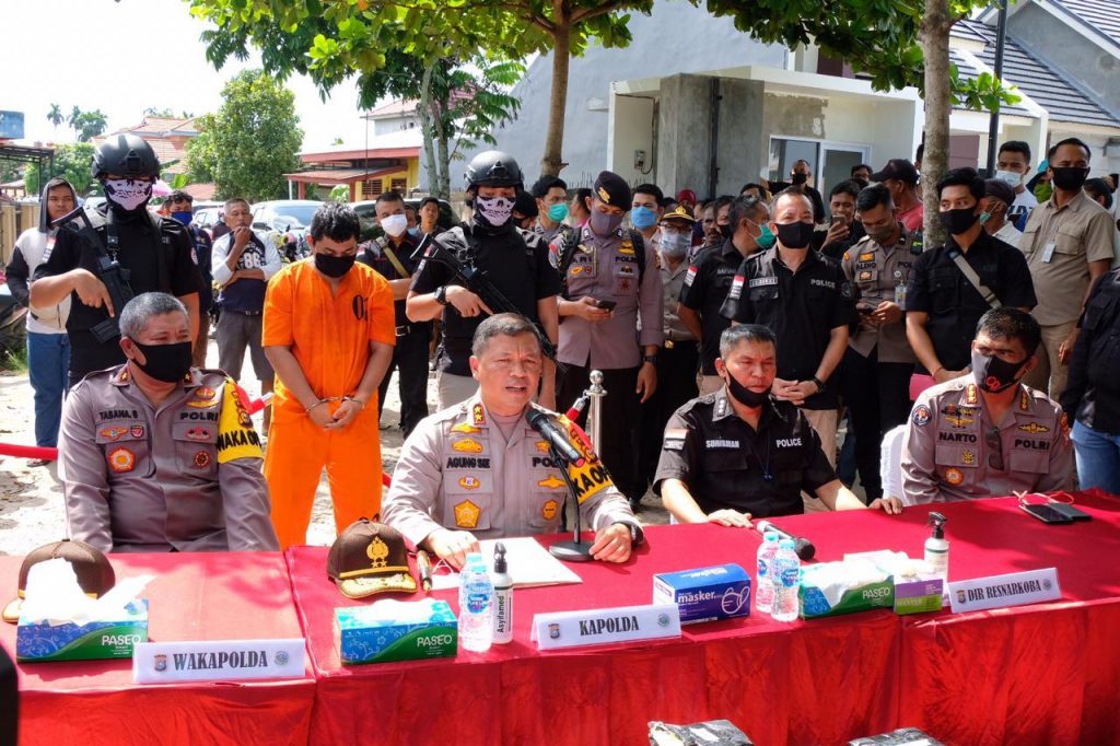 Kunjungi TKP Pengungkapan Sabu 24 KG, Kapolda Riau Ajak Warga Perangi Narkoba