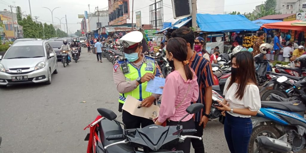 579 Pengendara Di Pekanbaru Terjaring Operasi Patuh Lacang Kuning 2020