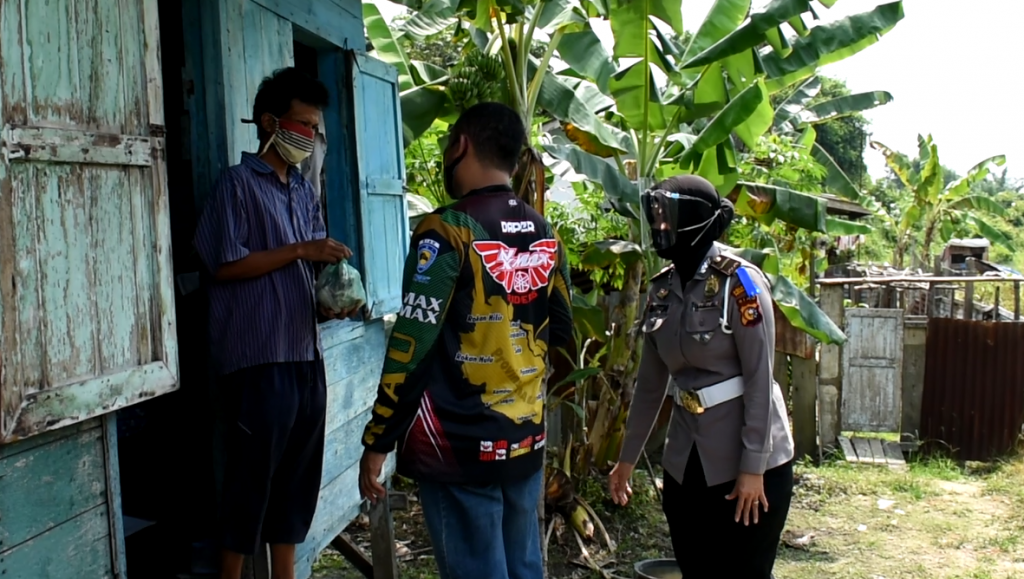 Jelang Idul Adha, Polresta Pekanbaru Bersama Komunitas Motor Berbagi
