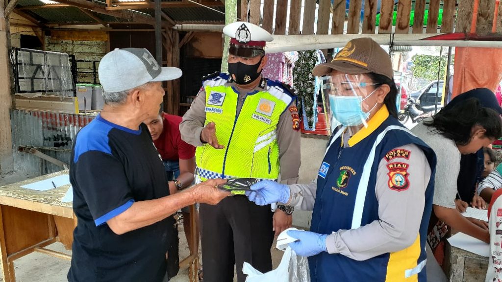 Hari InI Polres Siak Mulai Melakukan Operasi Yustisi Serentak Penindakan Pelanggar Protokol Kesehatan Covid – 19.