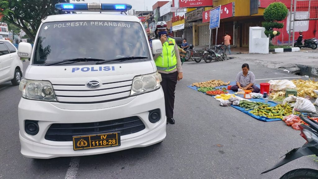 Cegah Penyebaran Covid-19, Polantas Imbau Patuhi Protokol Kesehatan