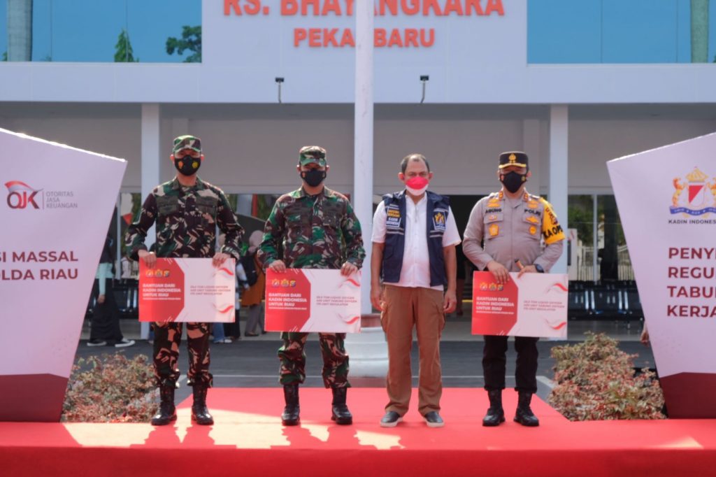 Gandeng Semua Pihak Termasuk Kadin, Polda Riau Targetkan Herd Immunity Segera Tercapai.