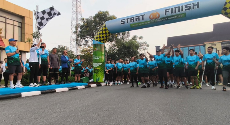 Kapolda Riau: Riau Bhayangkara Run 2026, Simbol Kolaborasi Menjaga Alam dan Melawan Karhutla