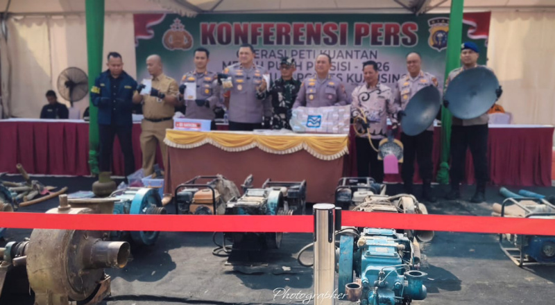 Wakapolda Riau: Operasi Kuantan Merah Putih Presisi Ungkap Aktivitas PETI hingga Pemilik dan Pemodal