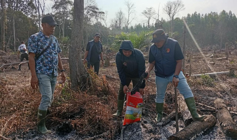 Polisi Tangkap Buronan Kasus Karhutla di Siak