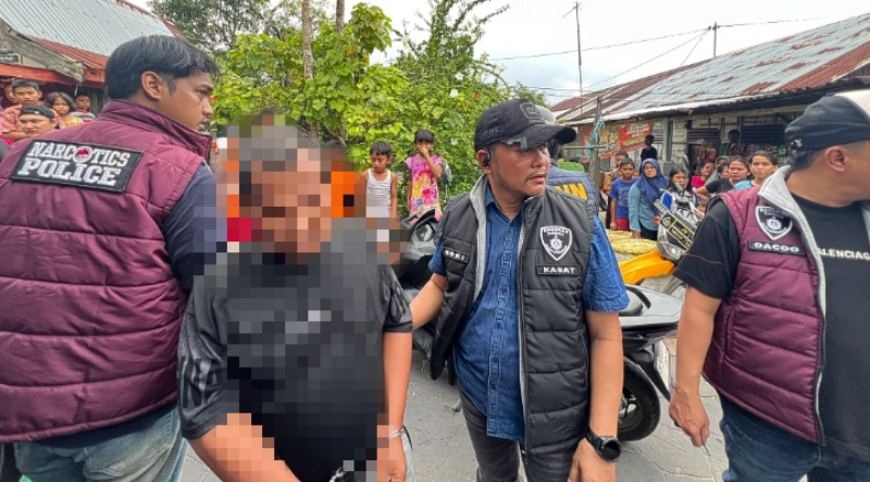 Polresta Pekanbaru dan BNN Gerebek Sarang Narkoba, Lima Orang Diamankan